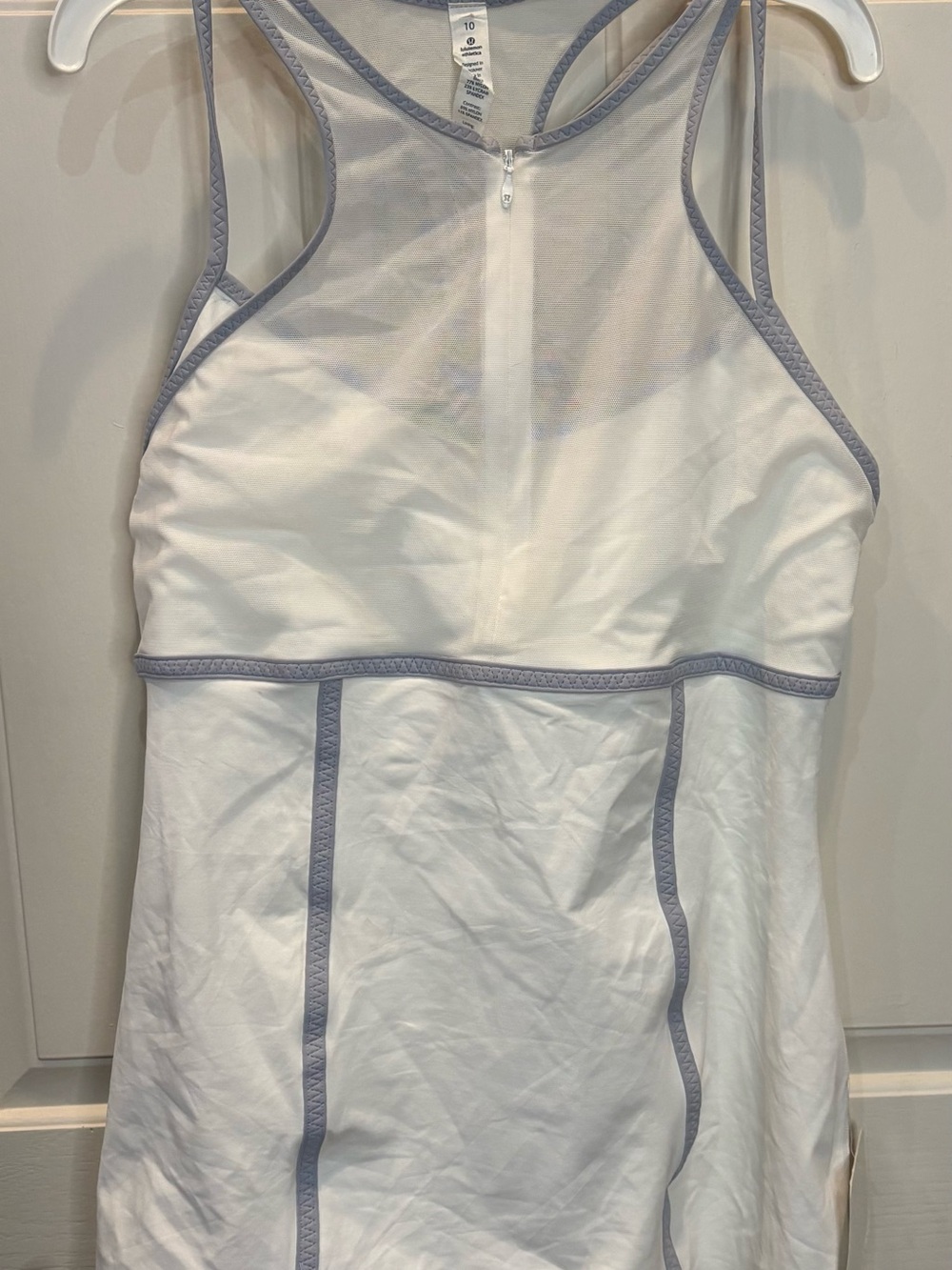 Lululemon Women’s Pedal Pace Zip Tank Sz 10 NWT